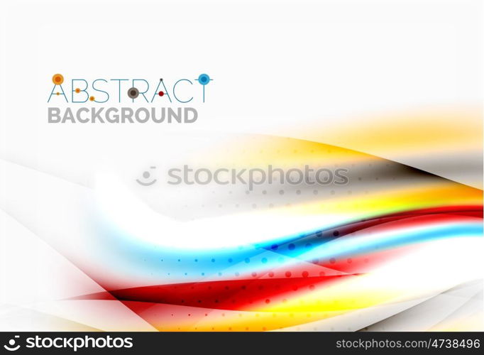Blurred wave motion, background
