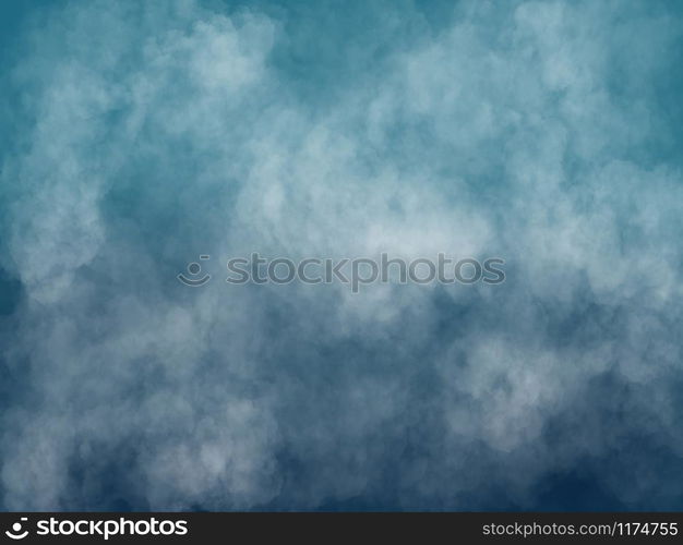 blurry clouds. abstract blue background