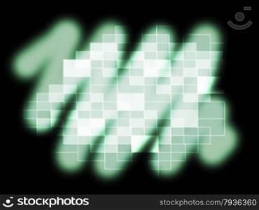 Blurry Pixel Pattern Showing Glowing Blurry Or Reflection&#xA;