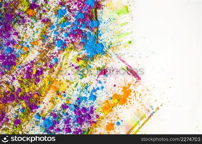 blurs piles different bright dry colors