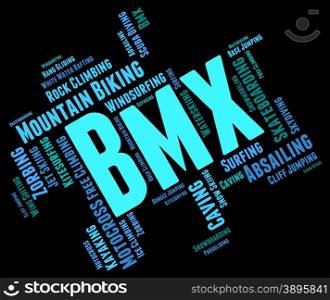 Bmx Bike Words Meaning Cycling Cyclist And Activity