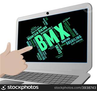 Bmx Bike Words Meaning Cycling Cyclist And Activity