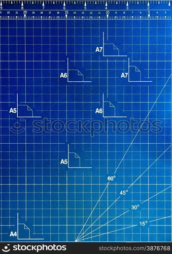 Board for sectoring. Element of design.