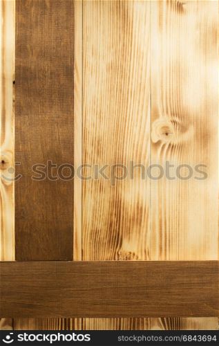 board on wood. board on wooden background texture