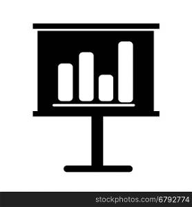 board presentation graph icon illustration idesign