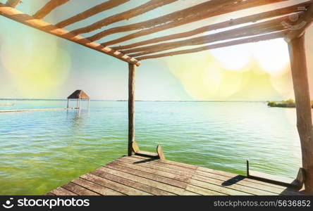 boardwalk on beach