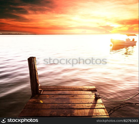 boardwalk on beach