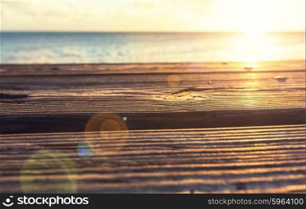 Boardwalk on the beach