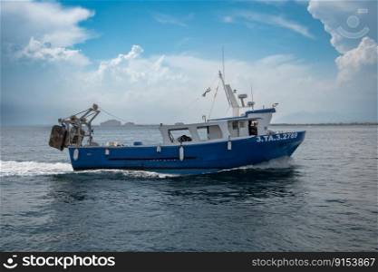 boat fishing boat sailing shipping