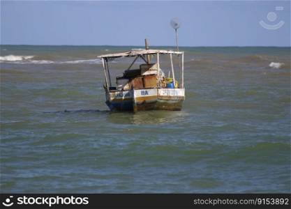 boat fishing sea beach