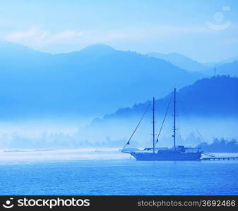 boat in bay