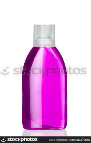 Boat mouthwash purple isolated on white background