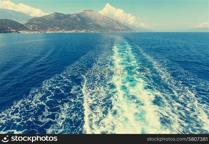 Boat trip in Greece
