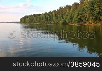 Boat trip on lake