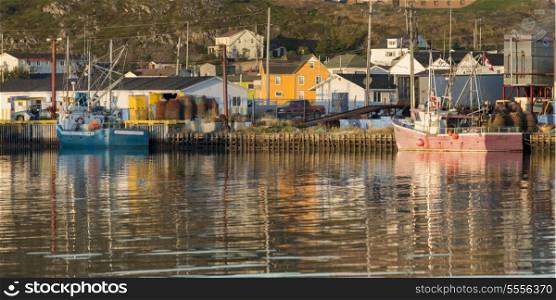 Boats at harbor, Twillingate, South Twillingate Island, Newfoundland And Labrador, Canada
