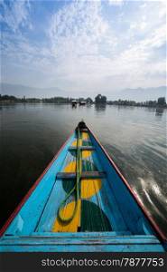 Boats in Lake Dal Kashmir India