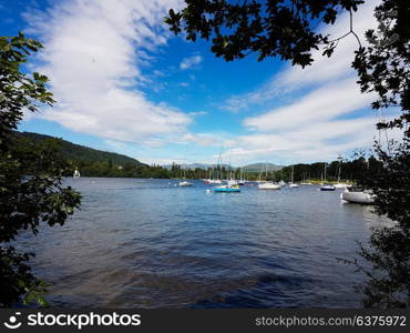 Boats on Lake Windermere