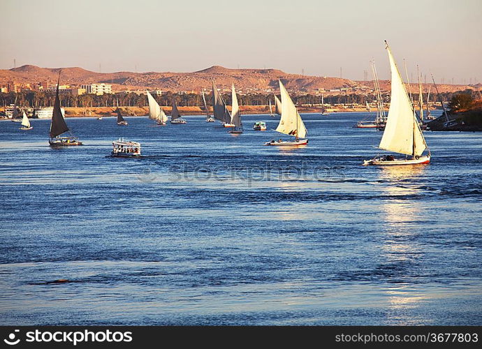 boats on the Nile