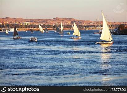 boats on the Nile