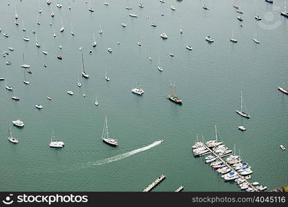 Boats on the water, Newport County, Rhode Island, USA