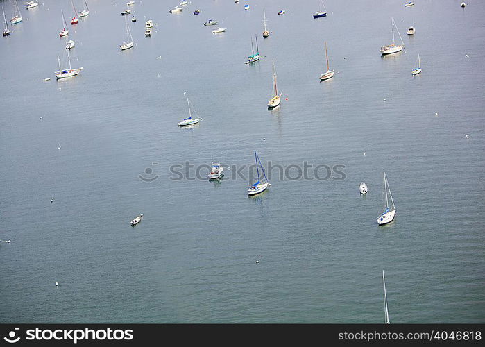 Boats on the water, Newport County, Rhode Island, USA