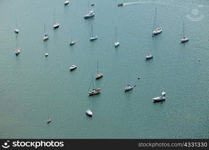 Boats on the water, Newport County, Rhode Island, USA