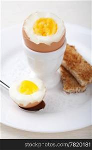 boiled egg in eggcup