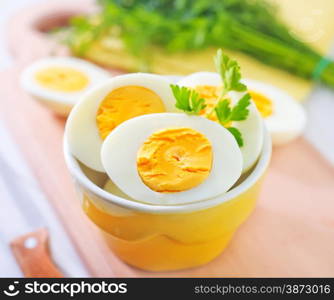 boiled eggs