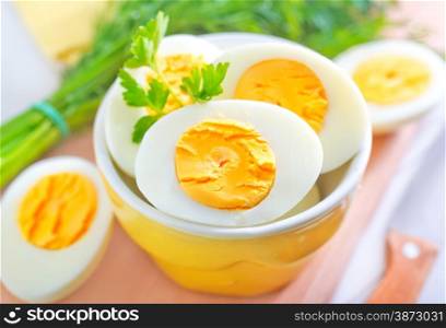 boiled eggs