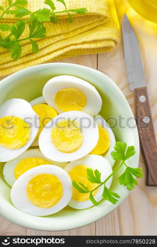 Boiled eggs