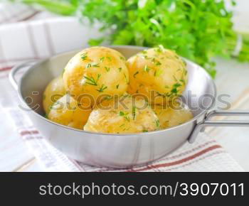 boiled potato