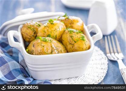 Boiled potato