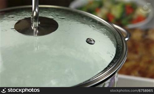 Boiling Water In A Pan