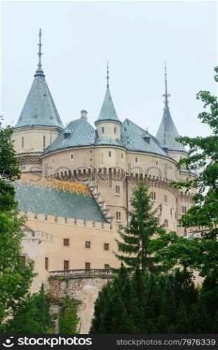 Bojnice Castle (Slovakia). Built in the 12th century, rebuilt in 1889-1910