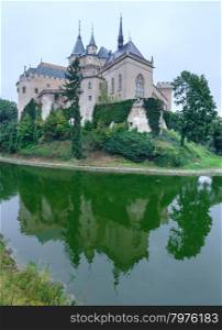 Bojnice Castle (Slovakia). Summer. Built in the 12th century, rebuilt in 1889-1910
