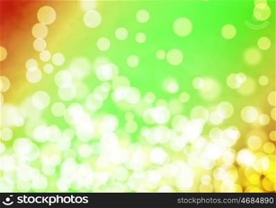 Bokeh background. Abstract background green image with bokeh lights
