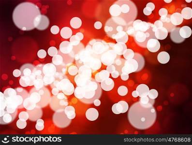 Bokeh background. Abstract background red image with bokeh lights