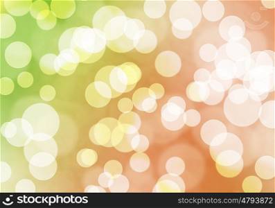 Bokeh background. Abstract background yellow image with bokeh lights