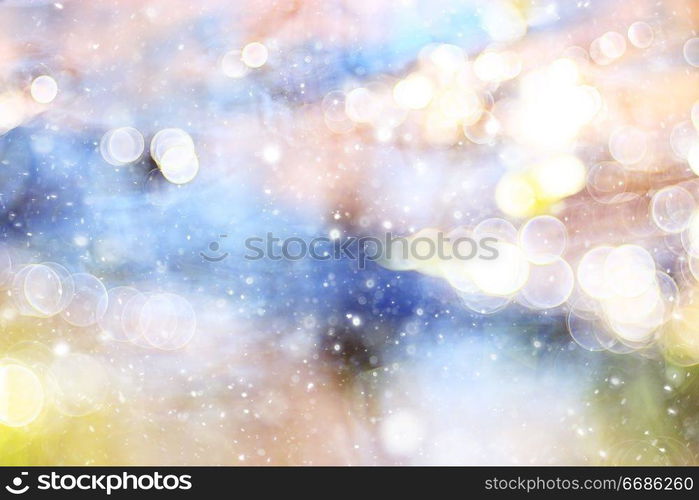 bokeh background blurred white circles