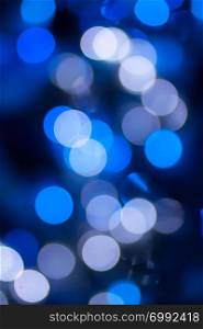 Bokeh background in white and blue color