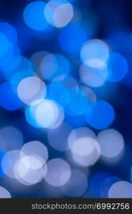 Bokeh background in white and blue color