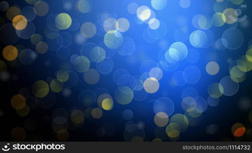 Bokeh Blue Background