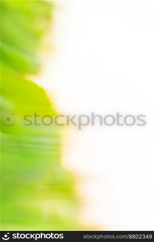 Bokeh blue sky and white clouds on summer vacation concept. Abstract natural background and sun flares.. Blurred hello summer background illuminated with daylight