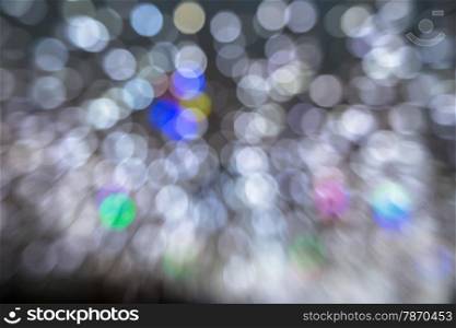 Bokeh Blur motion, abstract background with vignette