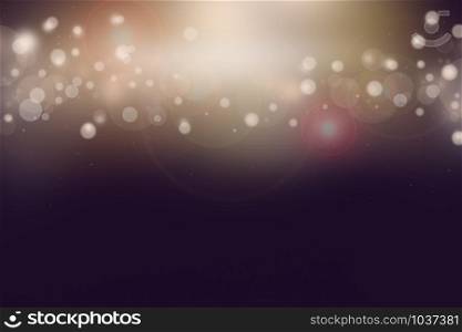 Bokeh colorful glows sparkle for Valentines Day concept and New year day.