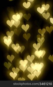 bokeh hearts background abstract macro