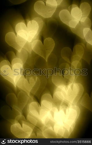 bokeh hearts background abstract macro