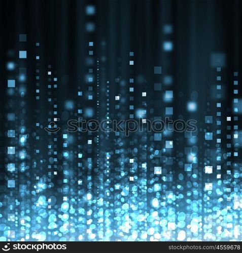 Bokeh image. Background abstract image with defocused lights and circles