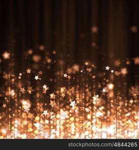 Bokeh image. Background abstract image with defocused lights and circles