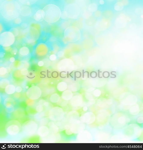 Bokeh image. Background bokeh image. Summer and vacation concept